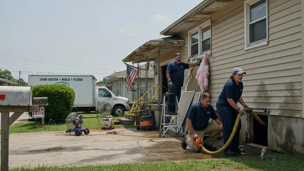 Water Damage Repair in Sallis, MS near me